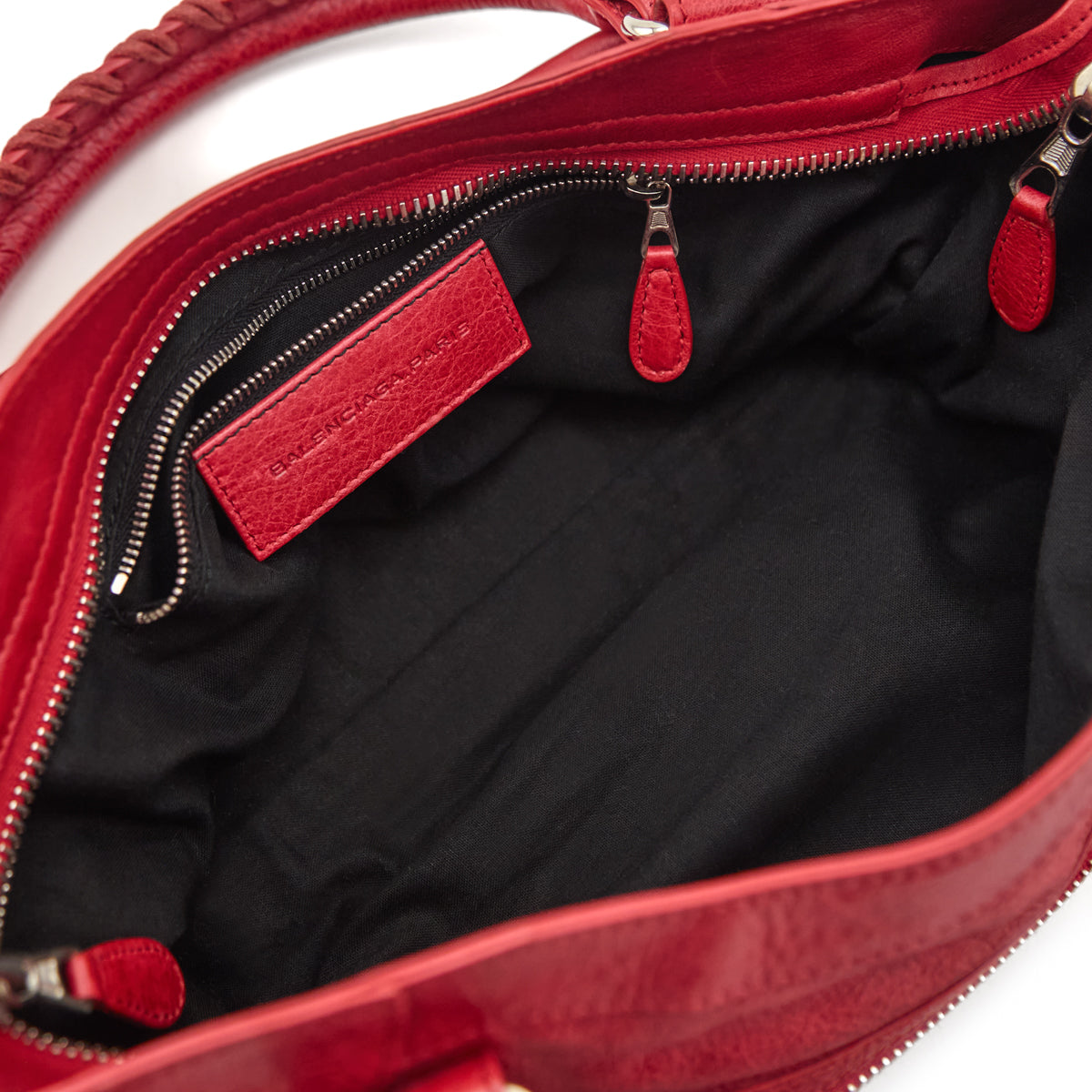 Balenciaga Tomato Agneau Giant 12 Silver Hardware City Bag - Love that Bag etc - Preowned Authentic Designer Handbags Preloved Fashions
