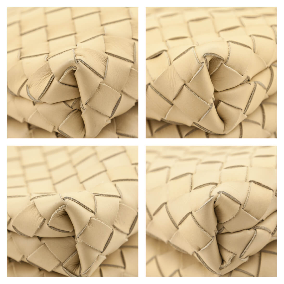 Bottega Veneta Beige Nappa Intrecciato Duo Bag - Love that Bag etc - Preowned Authentic Designer Handbags Preloved Fashions