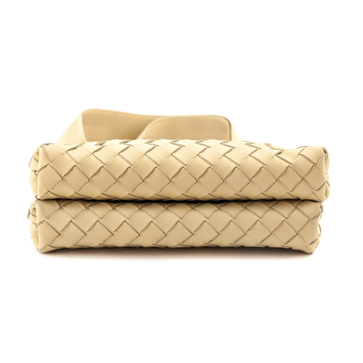 Bottega Veneta Beige Nappa Intrecciato Duo Bag - Love that Bag etc - Preowned Authentic Designer Handbags Preloved Fashions