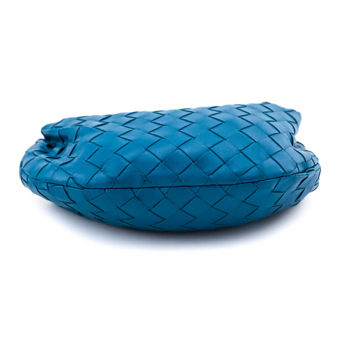 Bottega Veneta Blue Nappa Intrecciato Mini Jodie - Love that Bag etc - Preowned Authentic Designer Handbags Preloved Fashions