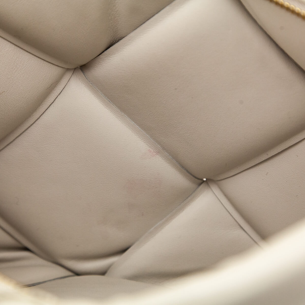 Bottega Veneta Bone Maxi Weave Quilted Pouch - Love that Bag etc - Preowned Authentic Designer Handbags Preloved Fashions