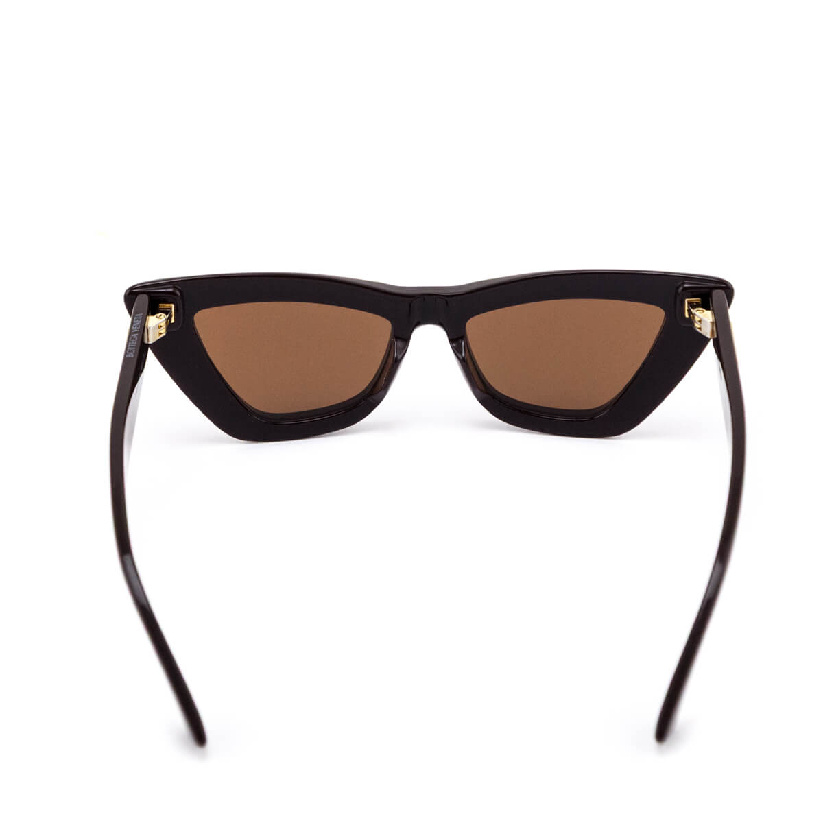 Bottega Veneta Brown Pointed Cat-Eye Sunglasses - Love that Bag etc - Preowned Authentic Designer Handbags Preloved Fashions