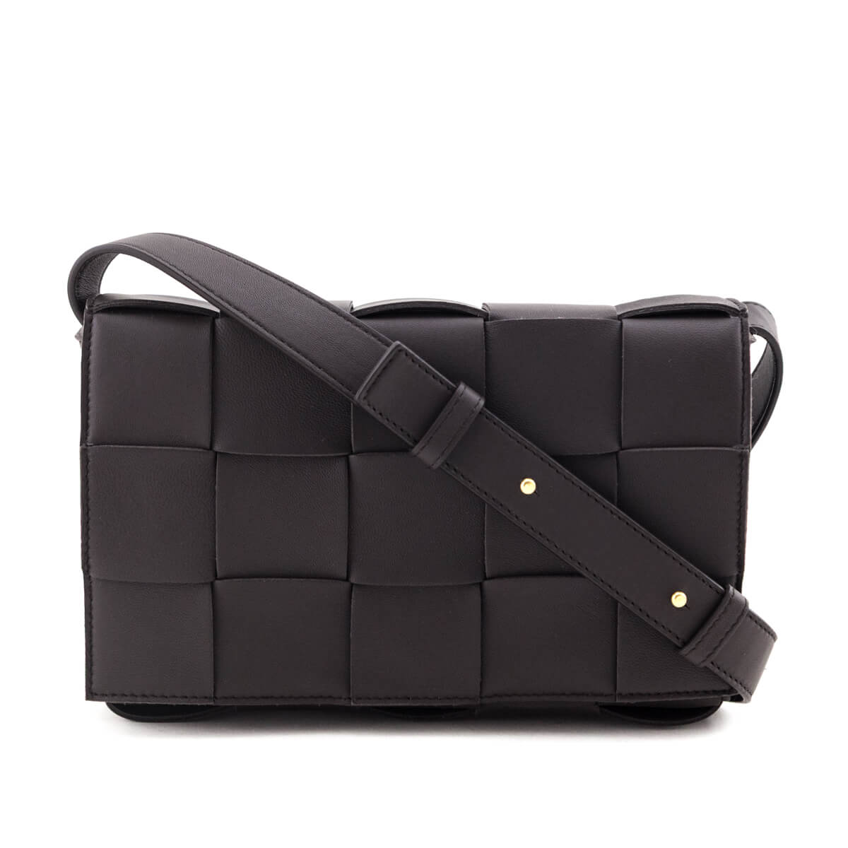 Bottega Veneta Dark Brown Maxi Intrecciato Cassette Crossbody Bag - Love that Bag etc - Preowned Authentic Designer Handbags Preloved Fashions