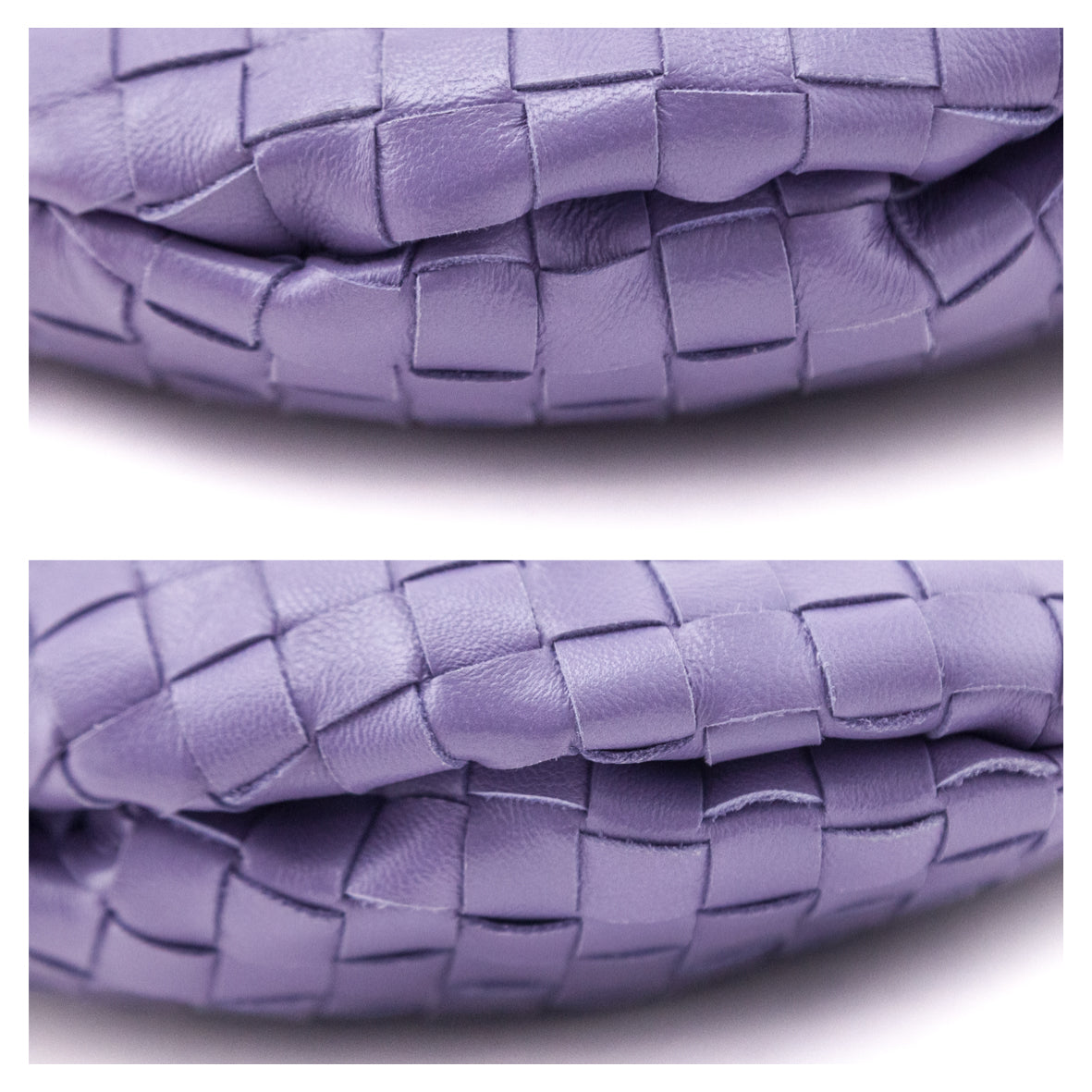 Bottega Veneta Lilac Nappa Intrecciato Mini Bulb - Love that Bag etc - Preowned Authentic Designer Handbags Preloved Fashions