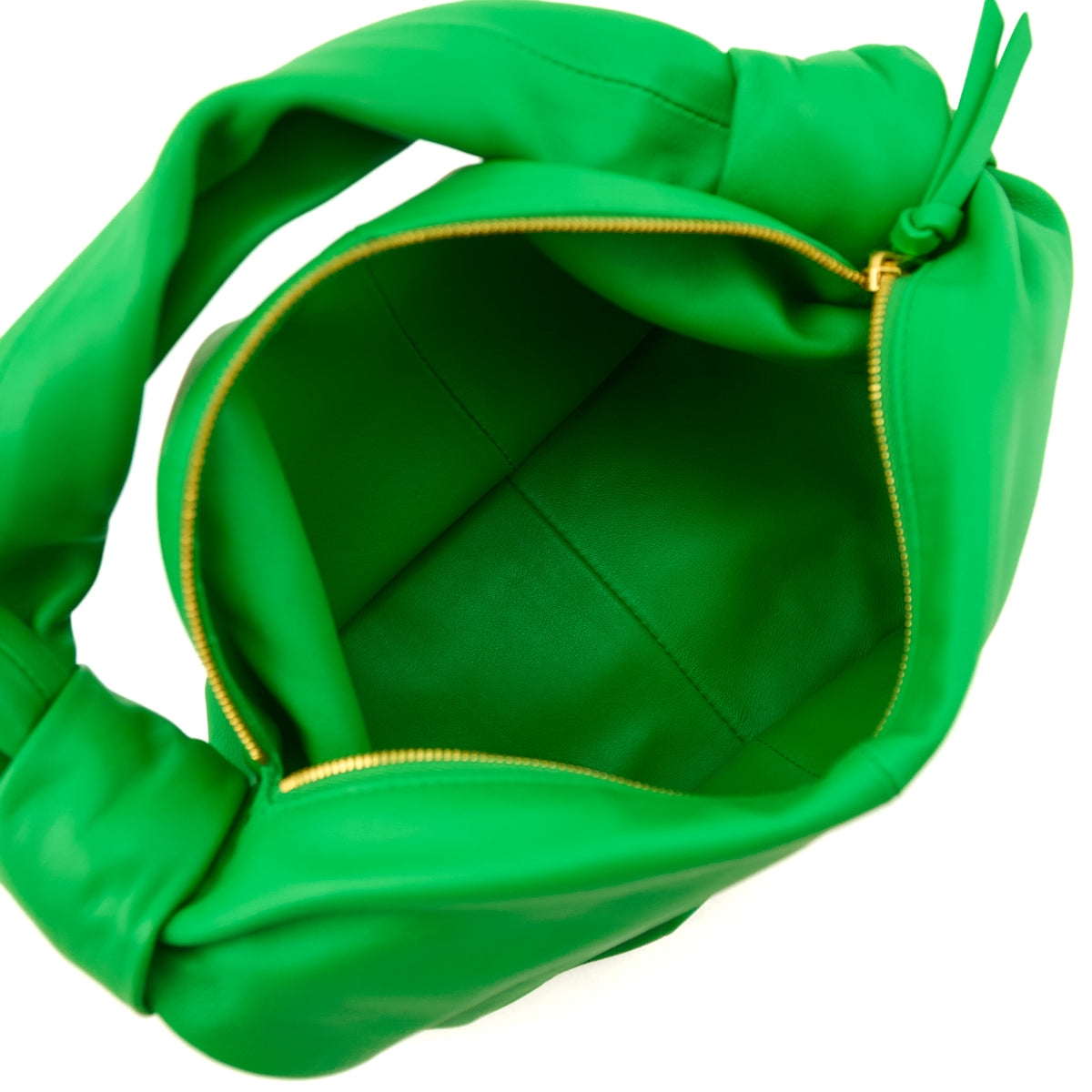 Bottega Veneta Parakeet Nappa Mini Double Knot Bag - Love that Bag etc - Preowned Authentic Designer Handbags Preloved Fashions