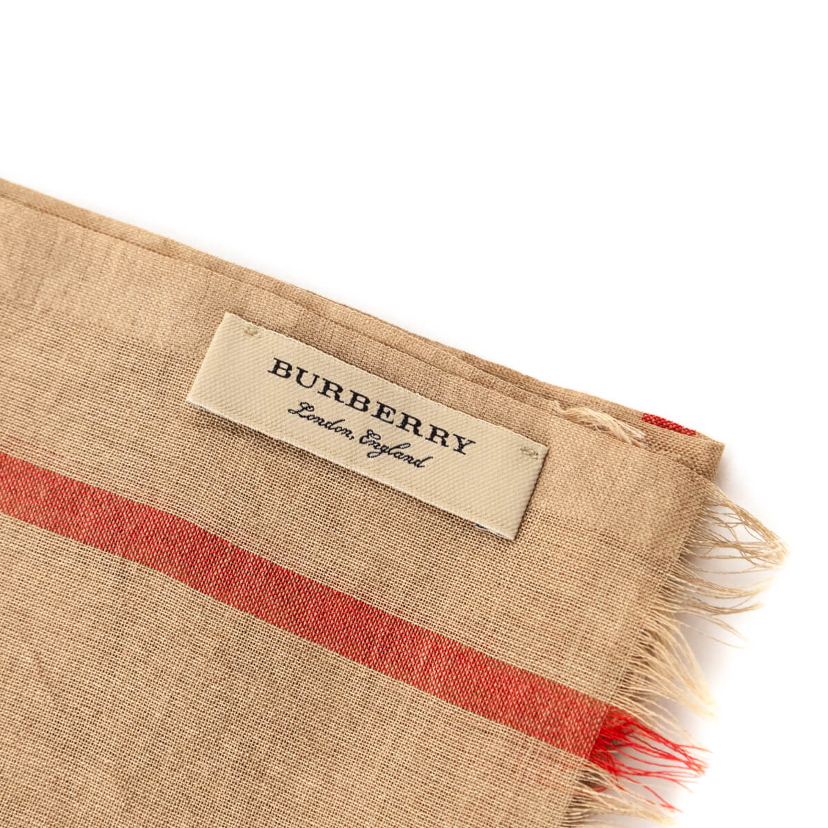 Burberry Beige Wool Silk House Check Scarf - Love that Bag etc - Preowned Authentic Designer Handbags Preloved Fashions