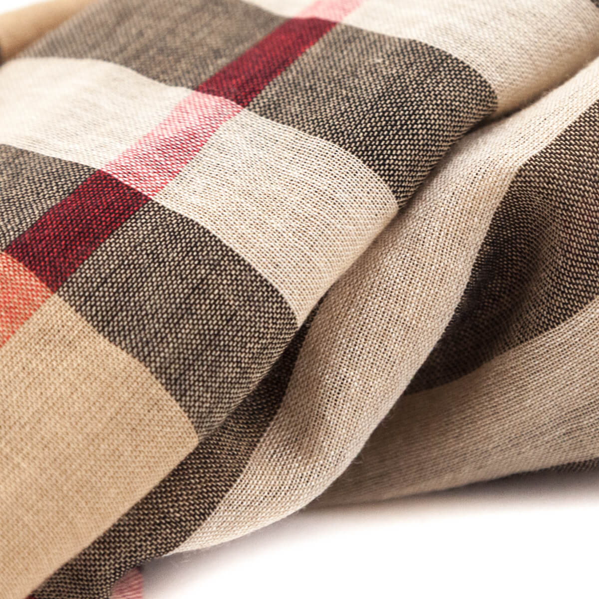 Burberry Beige Wool Silk House Check Scarf - Love that Bag etc - Preowned Authentic Designer Handbags Preloved Fashions