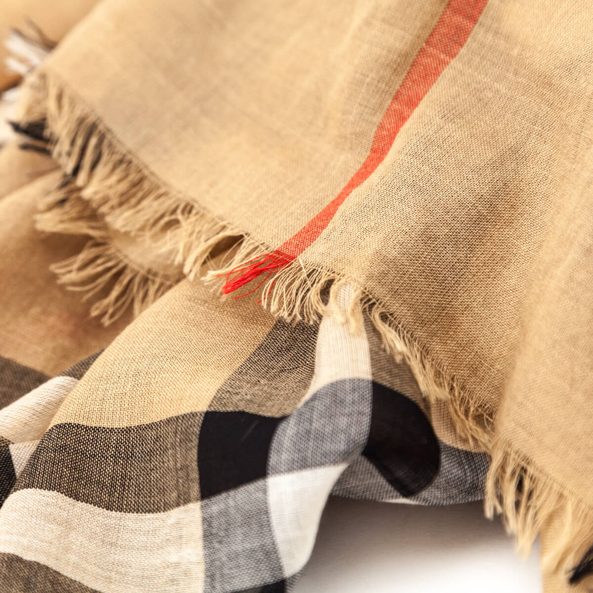 Burberry Beige Wool Silk House Check Scarf - Love that Bag etc - Preowned Authentic Designer Handbags Preloved Fashions