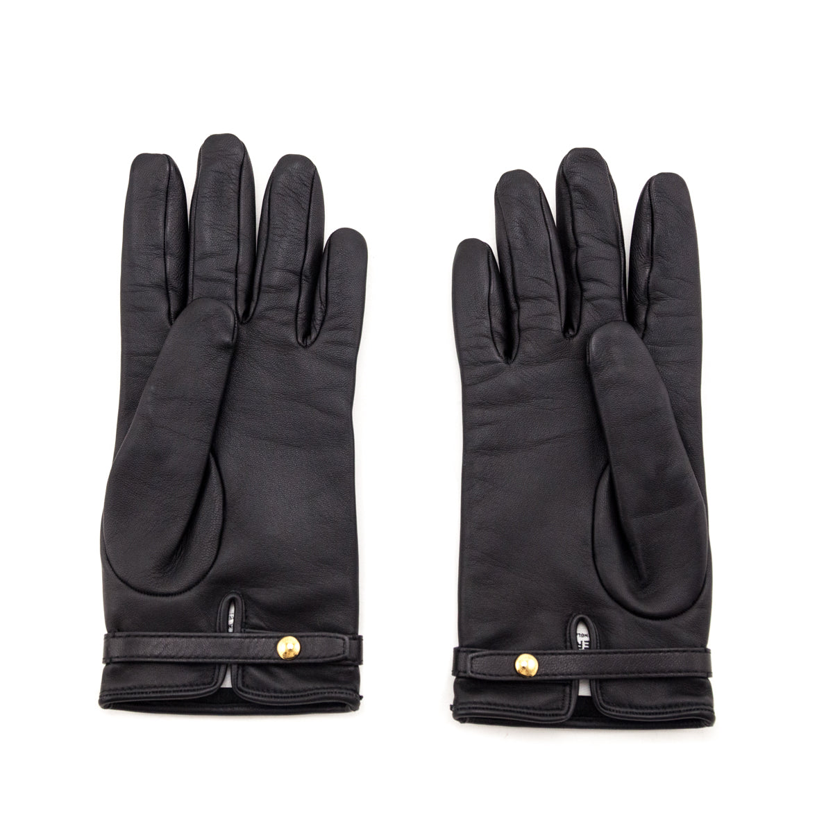 Burberry Black Leather Victoria Check Quilted Gloves - Love that Bag etc - Preowned Authentic Designer Handbags Preloved Fashions