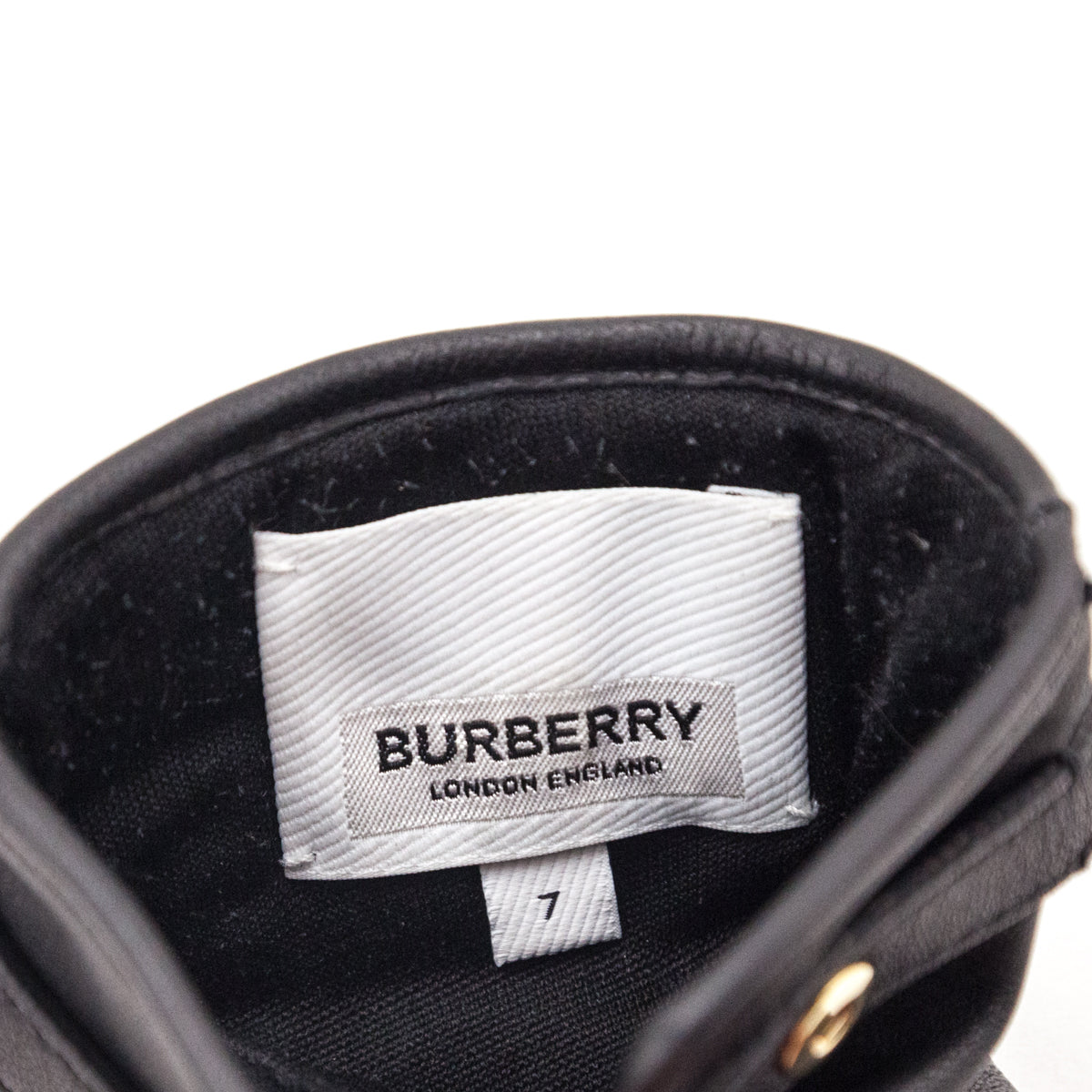 Burberry Black Leather Victoria Check Quilted Gloves - Love that Bag etc - Preowned Authentic Designer Handbags Preloved Fashions