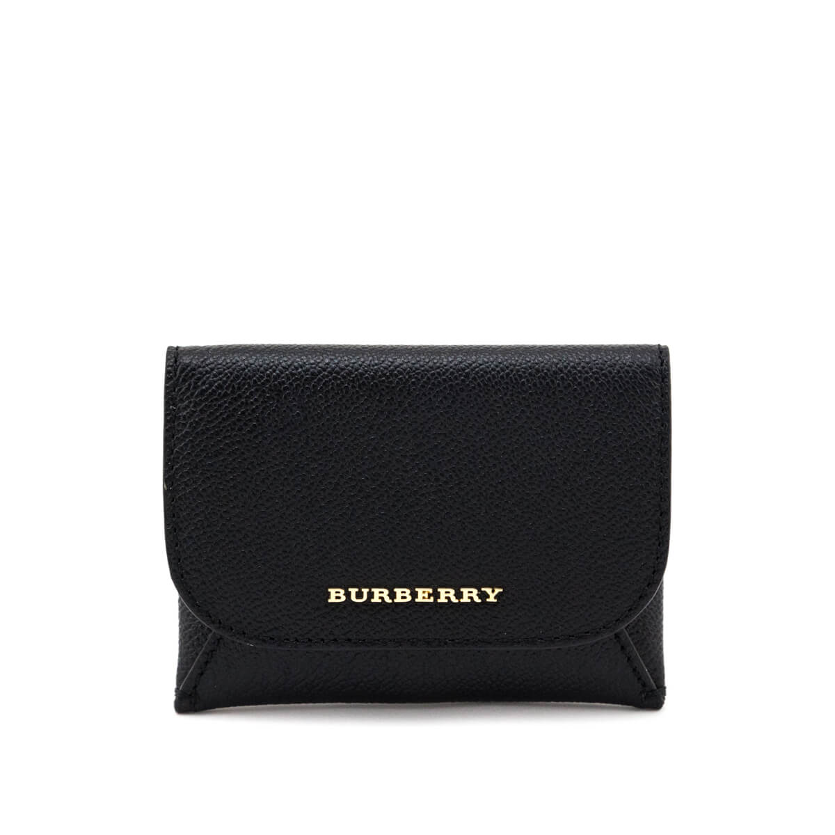 Burberry Black Soft Grain Calfskin Mayfield New Card Case - Love that Bag etc - Preowned Authentic Designer Handbags Preloved Fashions