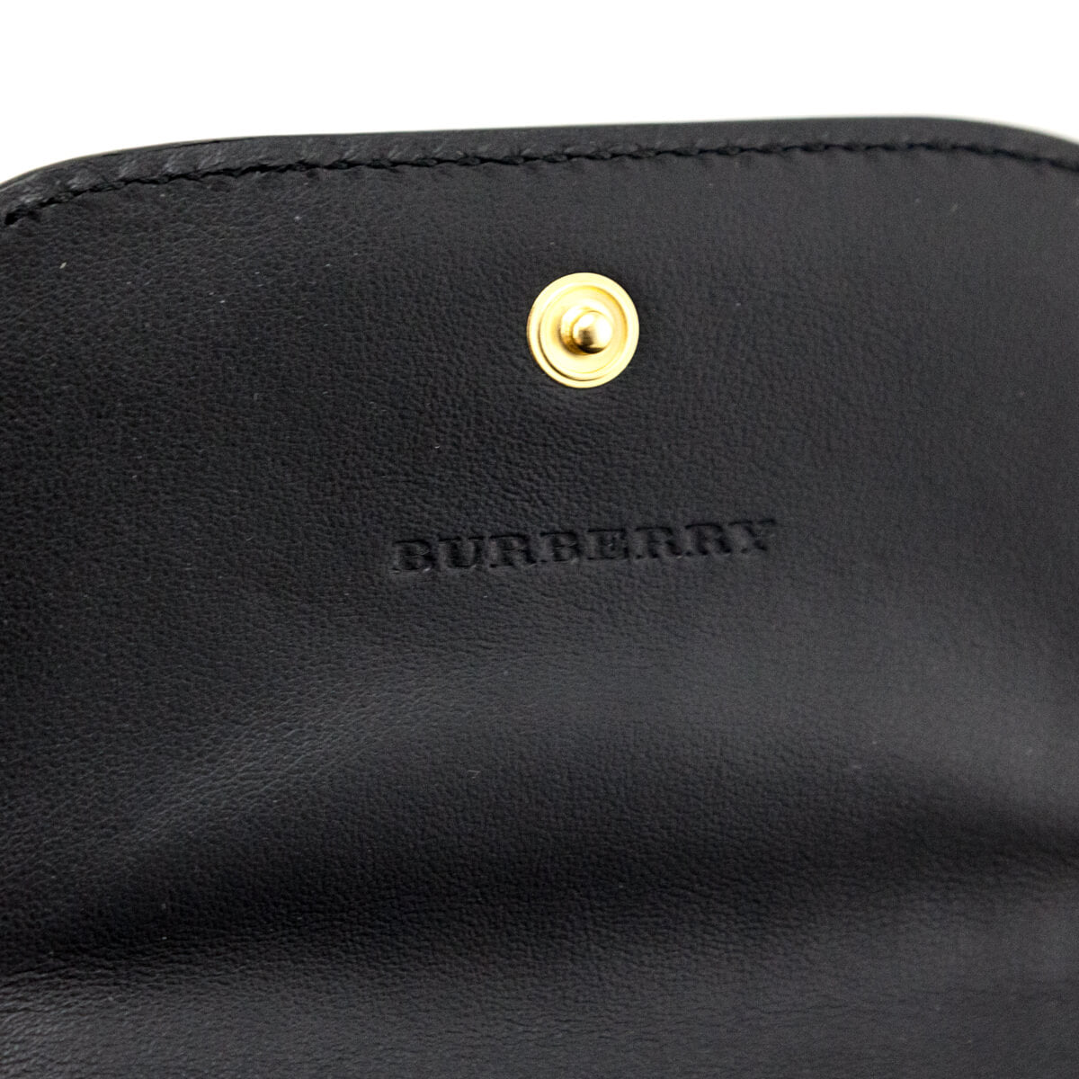 Burberry Black Soft Grain Calfskin Mayfield New Card Case - Love that Bag etc - Preowned Authentic Designer Handbags Preloved Fashions