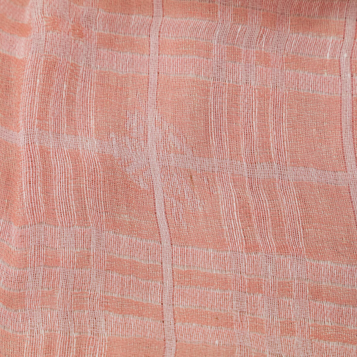 Burberry Pink Linen Blend Check Oblong Scarf - Love that Bag etc - Preowned Authentic Designer Handbags Preloved Fashions
