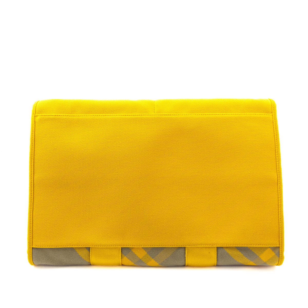 Burberry Yellow Printed Canvas Nova Check Tote - Love that Bag etc - Preowned Authentic Designer Handbags Preloved Fashions