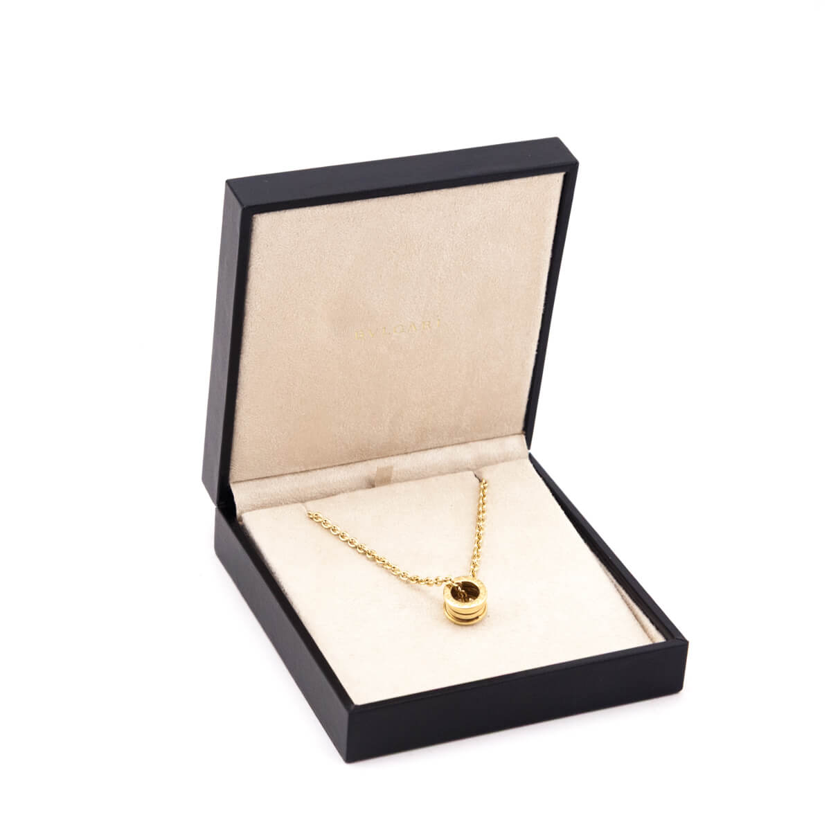 Bvlgari 18K Gold B.Zero1 Pendant Necklace - Love that Bag etc - Preowned Authentic Designer Handbags Preloved Fashions
