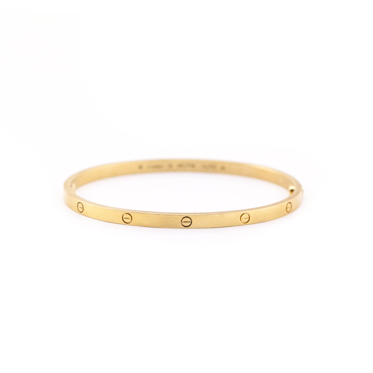 Cartier 18K Gold Small Love Bracelet - Love that Bag etc - Preowned Authentic Designer Handbags Preloved Fashions