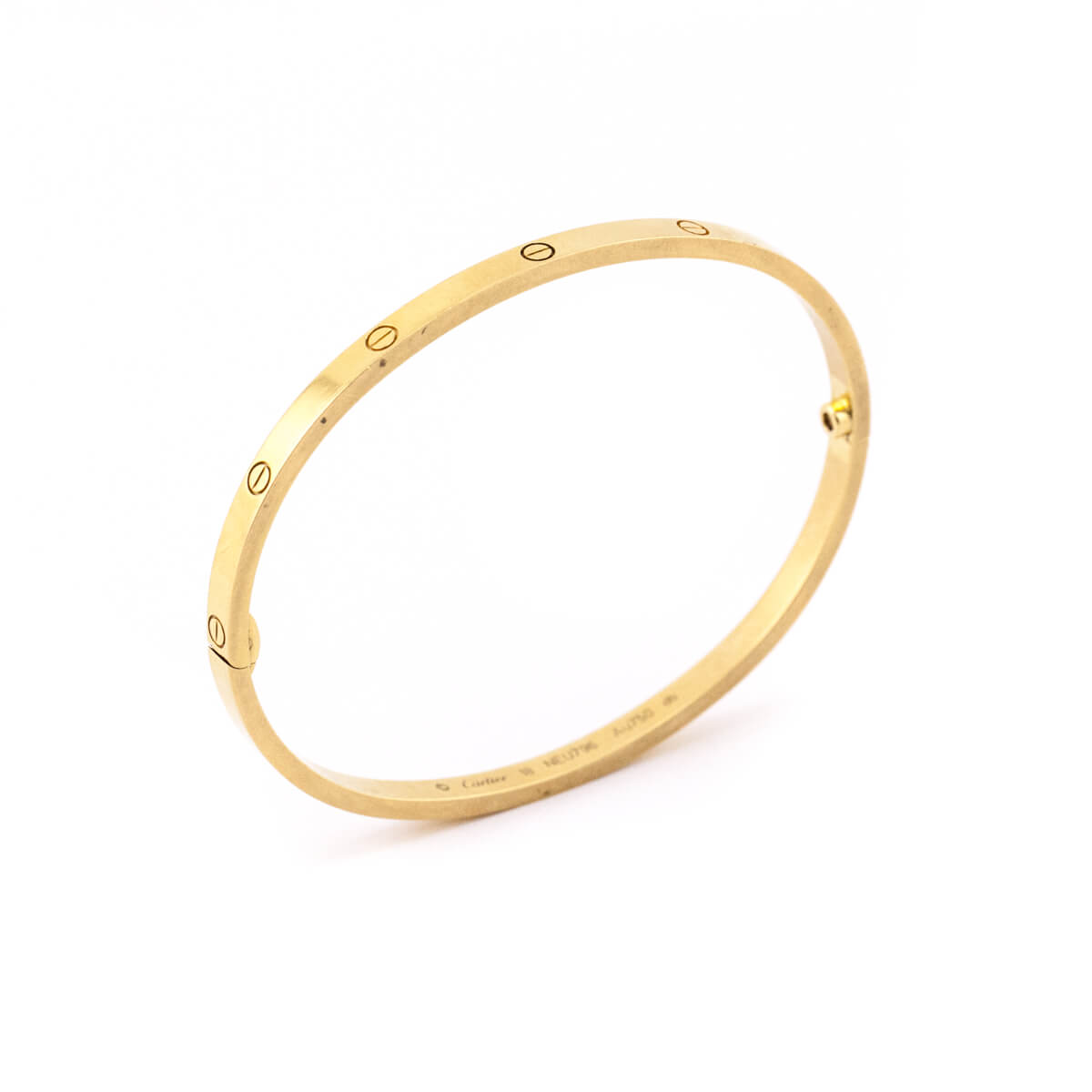 Cartier 18K Gold Small Love Bracelet - Love that Bag etc - Preowned Authentic Designer Handbags Preloved Fashions