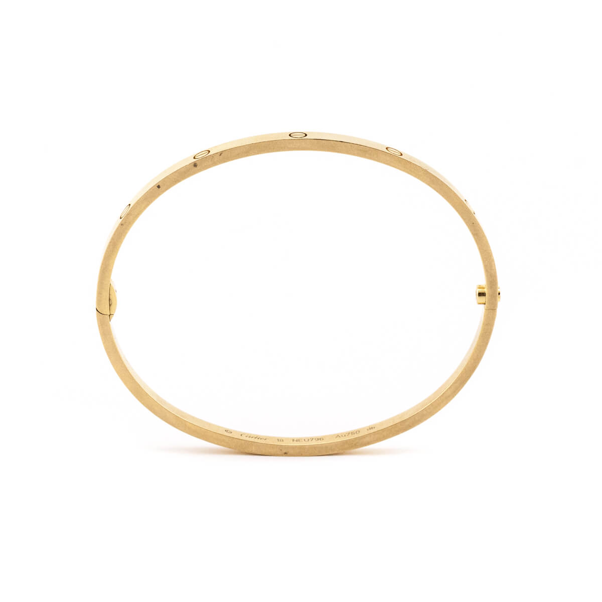 Cartier 18K Gold Small Love Bracelet - Love that Bag etc - Preowned Authentic Designer Handbags Preloved Fashions