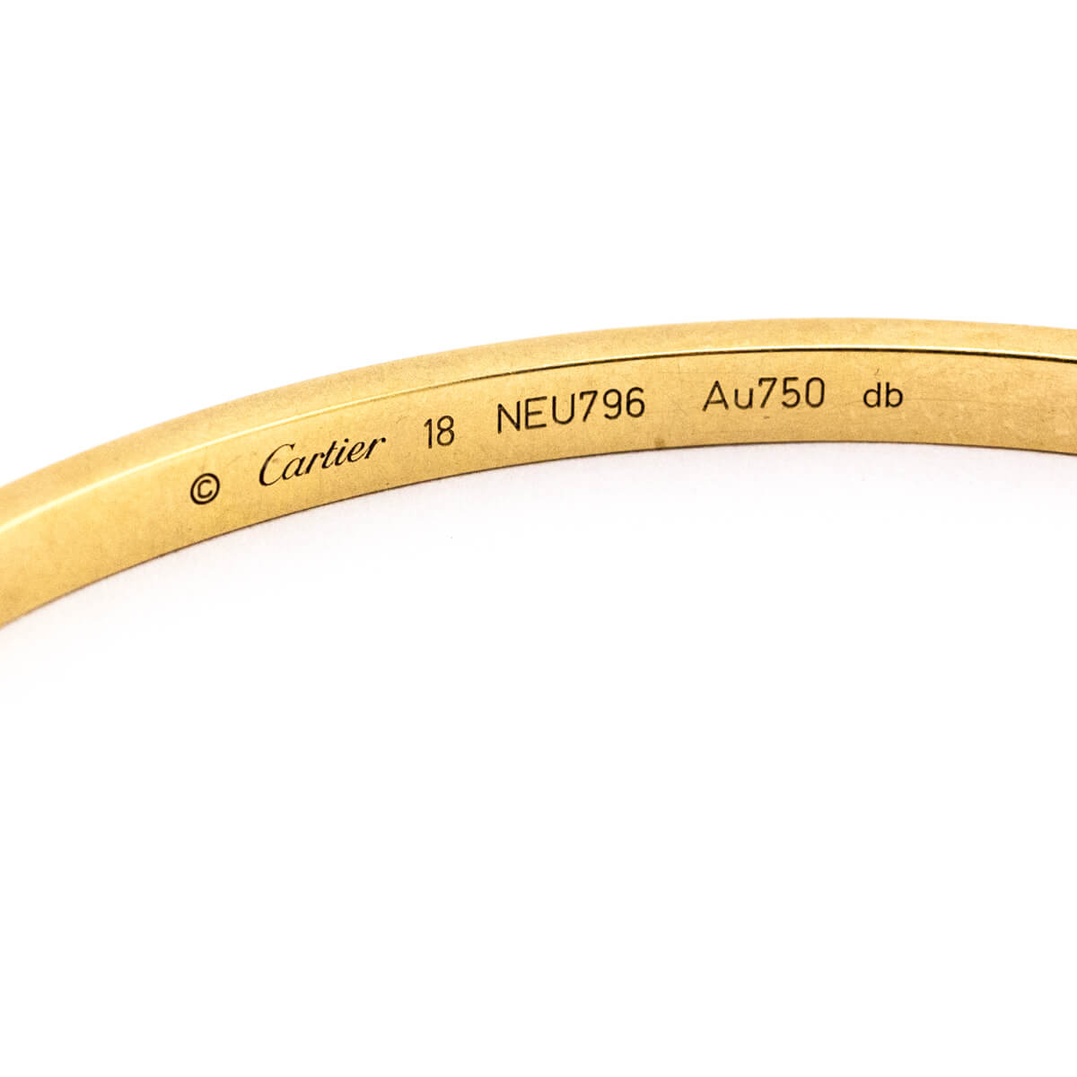 Cartier 18K Gold Small Love Bracelet - Love that Bag etc - Preowned Authentic Designer Handbags Preloved Fashions