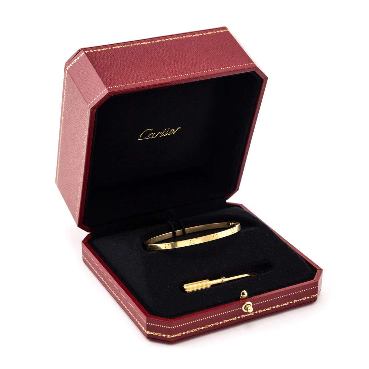 Cartier 18K Gold Small Love Bracelet - Love that Bag etc - Preowned Authentic Designer Handbags Preloved Fashions