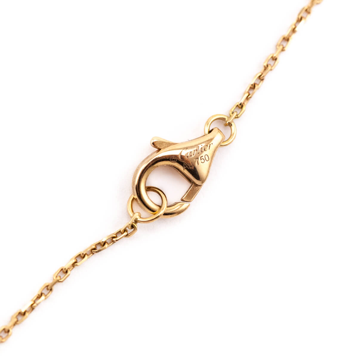 Cartier 18K Pink Gold Diamond Malachite XS Amulette de Cartier Pendant Necklace - Love that Bag etc - Preowned Authentic Designer Handbags Preloved Fashions