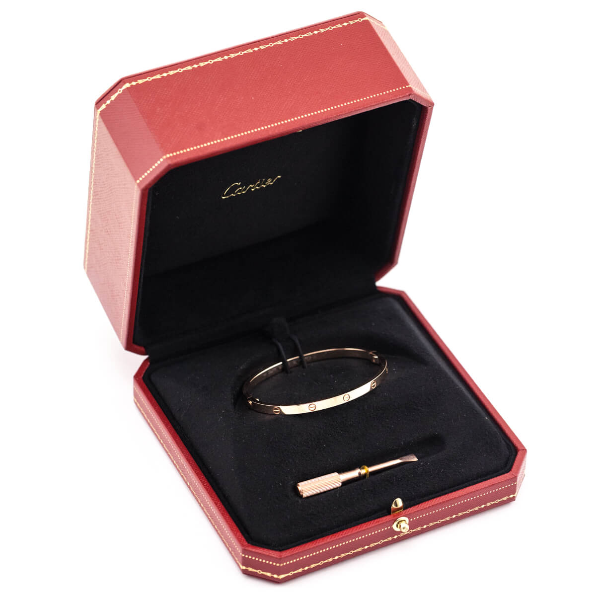 Cartier 18K Rose Gold Small LOVE Bracelet - Love that Bag etc - Preowned Authentic Designer Handbags Preloved Fashions