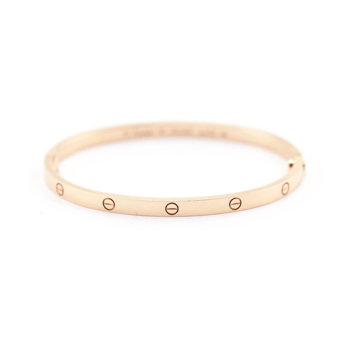 Cartier 18K Rose Gold Small LOVE Bracelet - Love that Bag etc - Preowned Authentic Designer Handbags Preloved Fashions