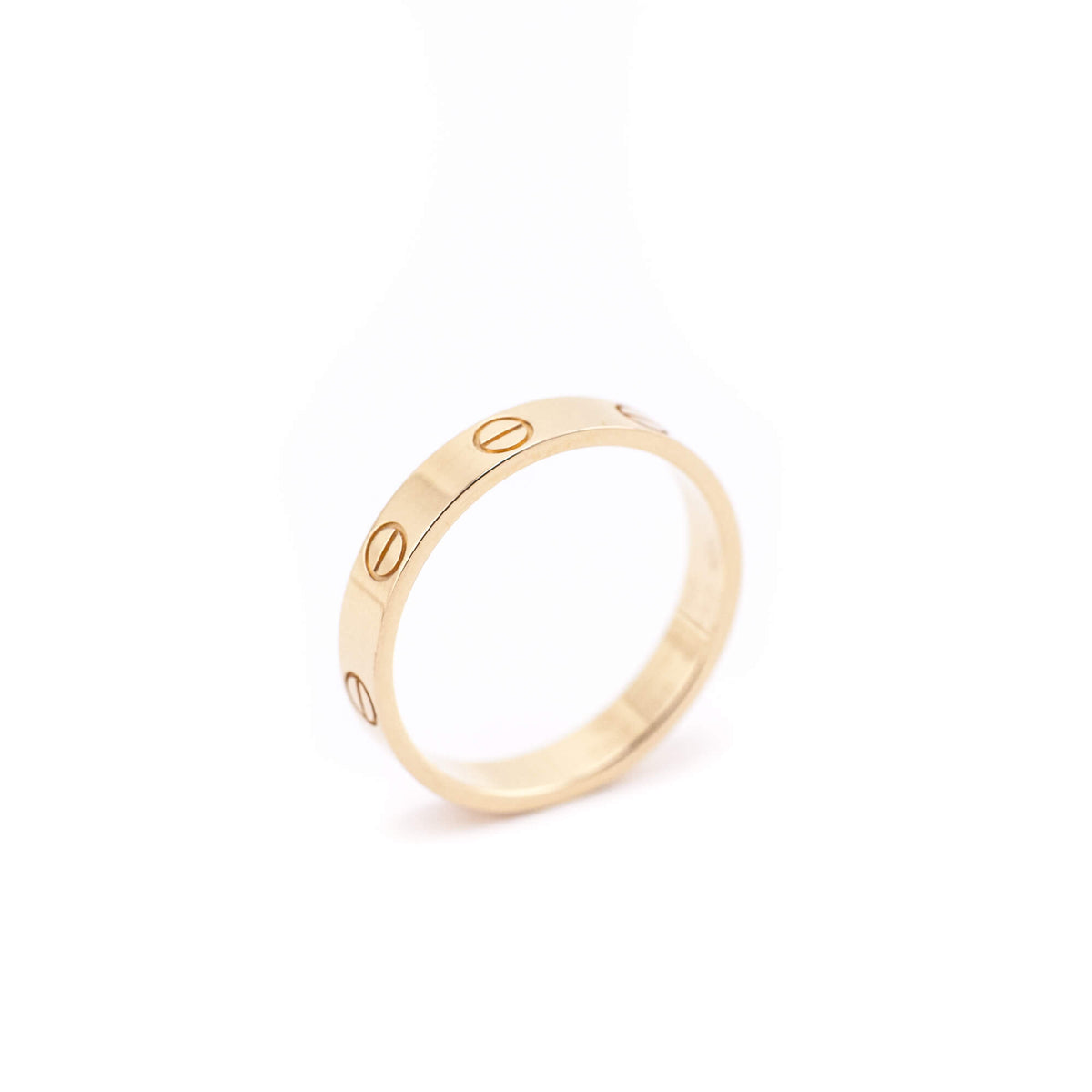 Cartier 18K Rose Gold Small LOVE Ring Size 56 - Love that Bag etc - Preowned Authentic Designer Handbags Preloved Fashions