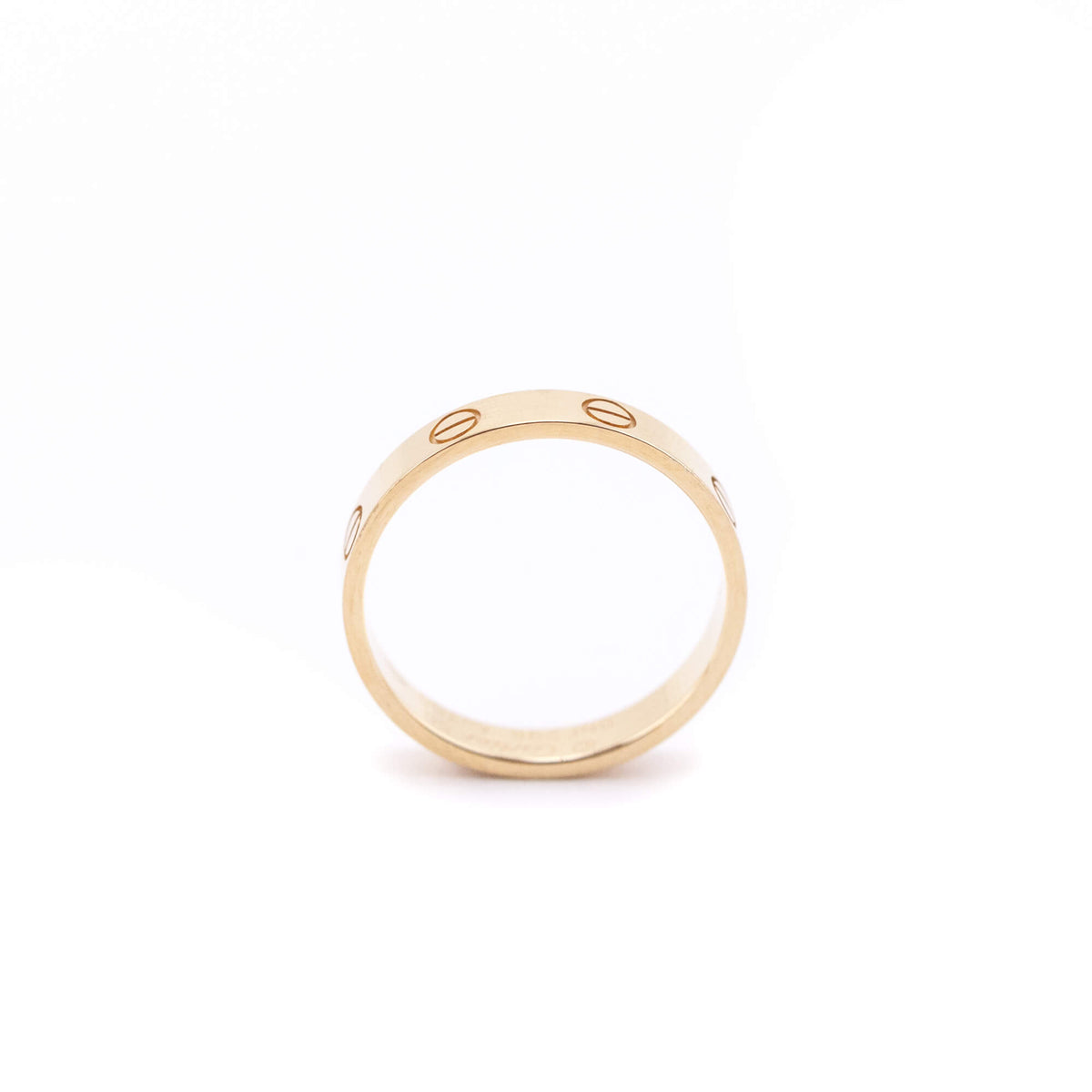 Cartier 18K Rose Gold Small LOVE Ring Size 56 - Love that Bag etc - Preowned Authentic Designer Handbags Preloved Fashions