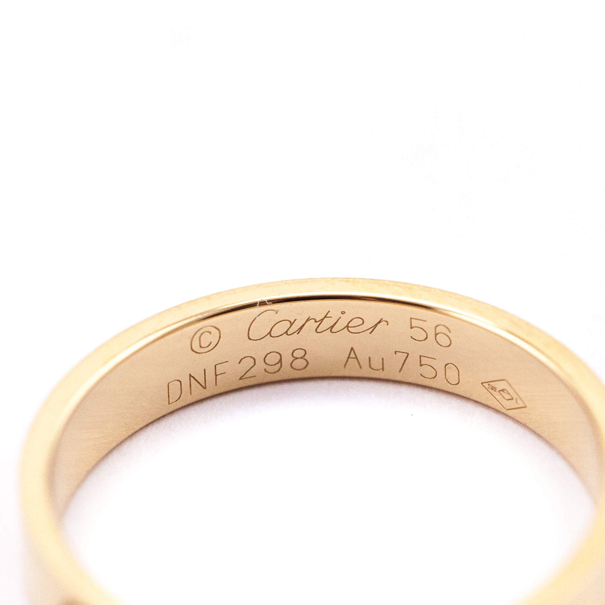 Cartier 18K Rose Gold Small LOVE Ring Size 56 - Love that Bag etc - Preowned Authentic Designer Handbags Preloved Fashions