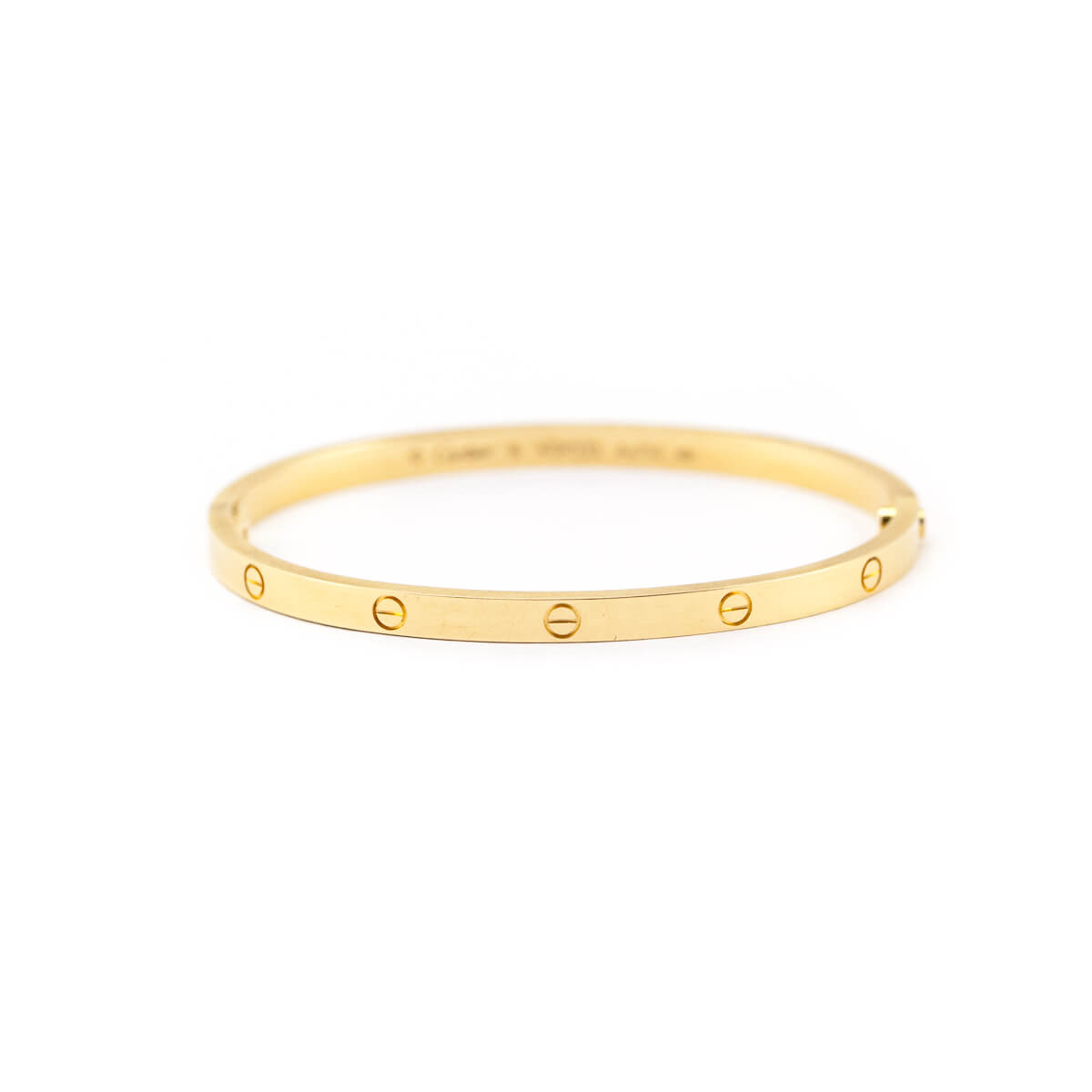 Cartier 18K Yellow Gold Small LOVE Bracelet - Love that Bag etc - Preowned Authentic Designer Handbags Preloved Fashions
