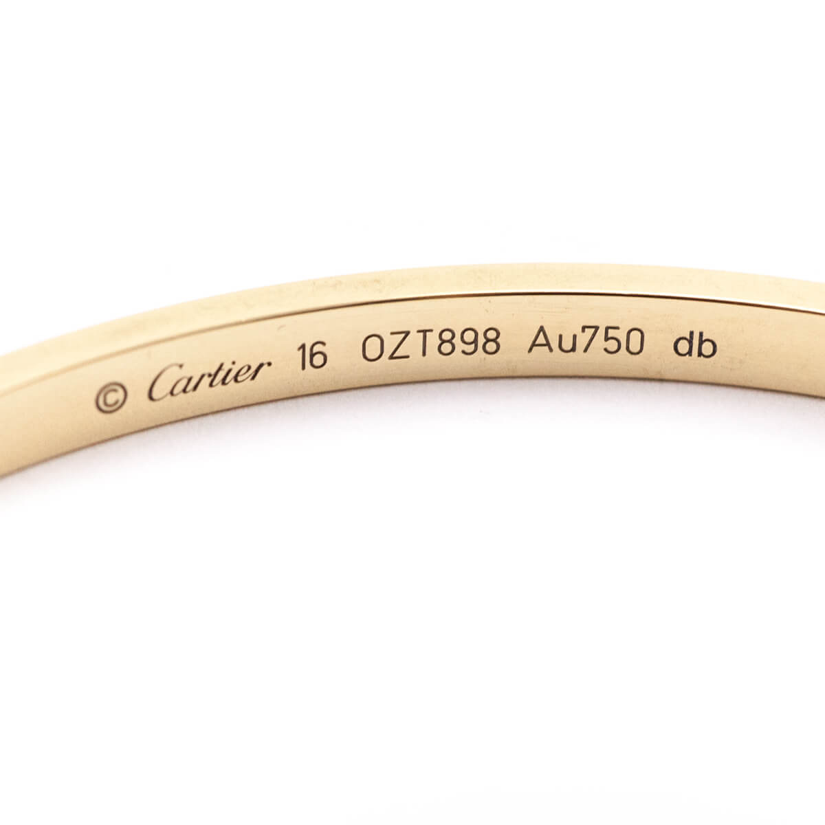 Cartier 18K Yellow Gold Small LOVE Bracelet - Love that Bag etc - Preowned Authentic Designer Handbags Preloved Fashions