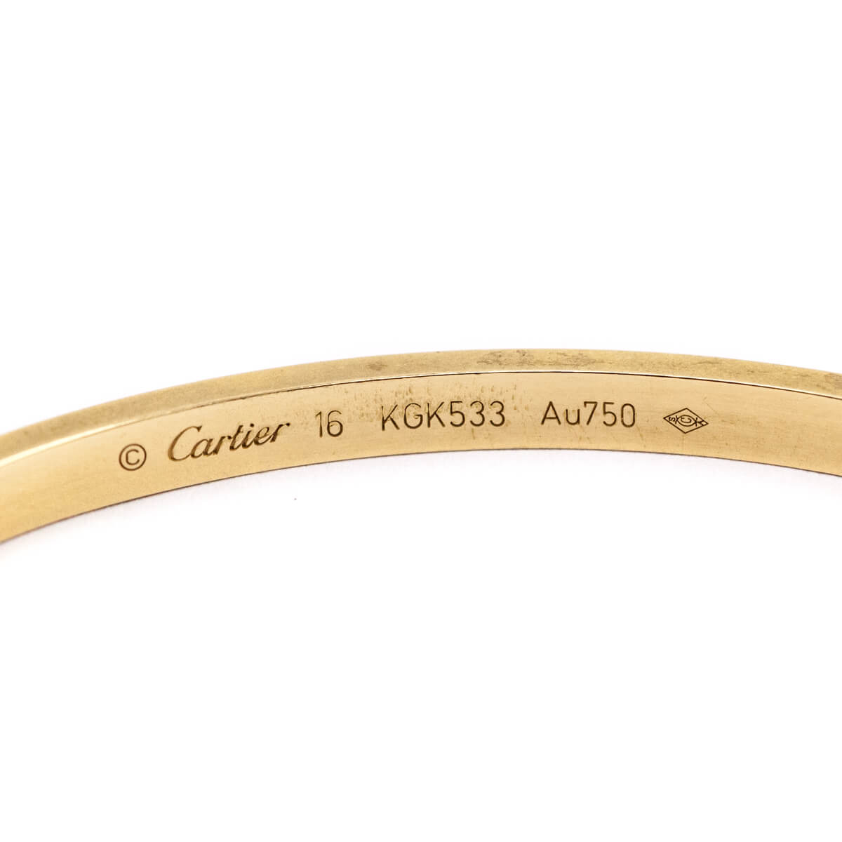 Cartier 18K Yellow Gold Small LOVE Bracelet - Love that Bag etc - Preowned Authentic Designer Handbags Preloved Fashions