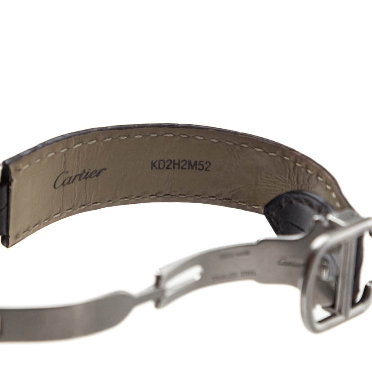 Cartier Crocodile Stainless Steel 36mm Ballon Bleu De Cartier Automatic Watch - Love that Bag etc - Preowned Authentic Designer Handbags Preloved Fashions