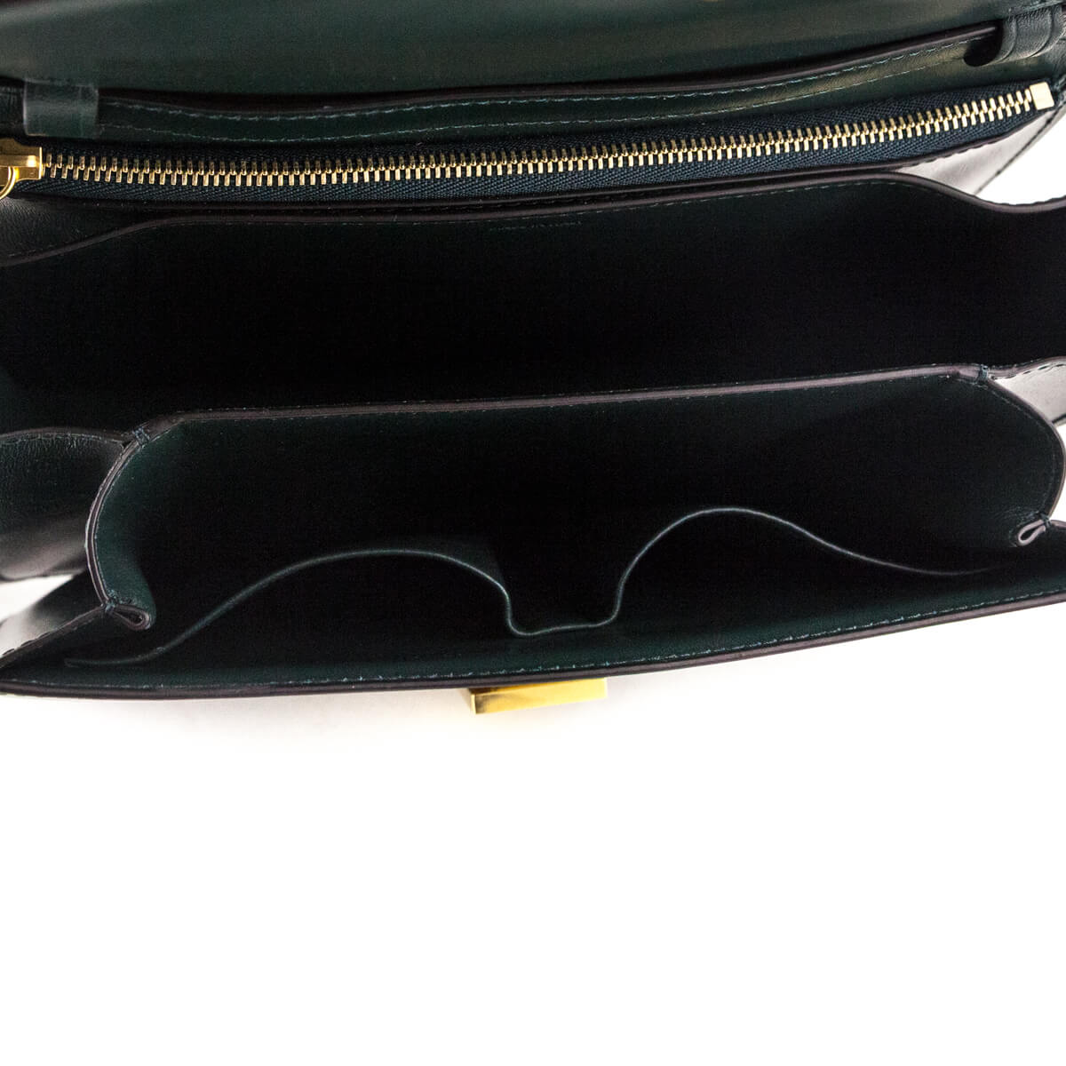 Celine Amazone Green Box Calfskin Medium Classic Box Flap - Love that Bag etc - Preowned Authentic Designer Handbags Preloved Fashions