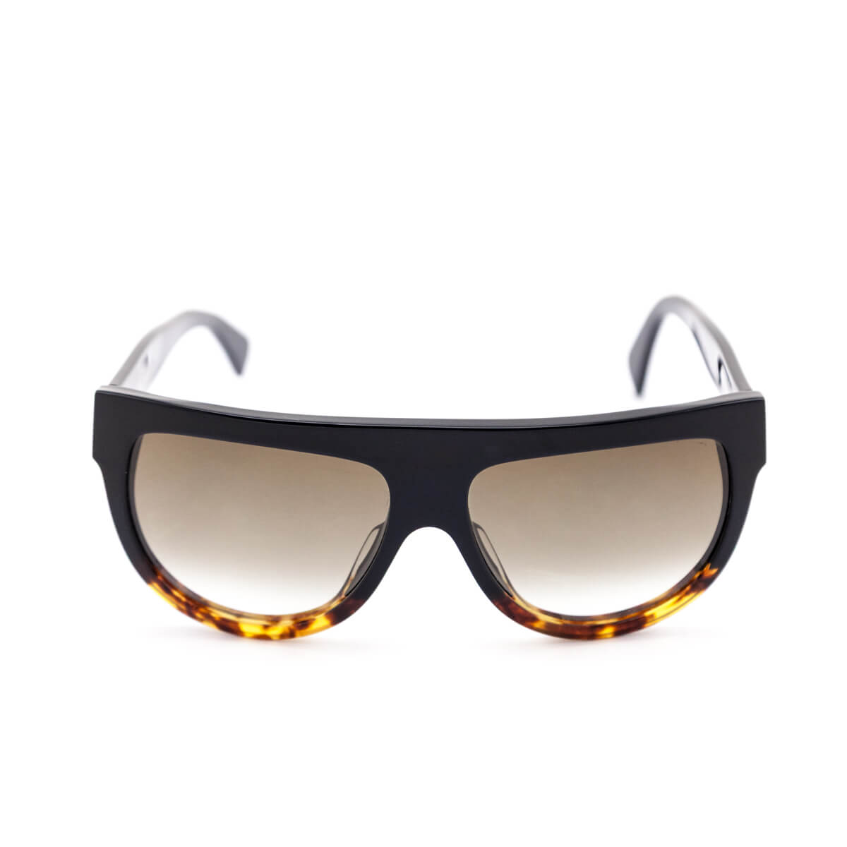 Celine Black Havane Flat Top Sunglasses - Love that Bag etc - Preowned Authentic Designer Handbags Preloved Fashions