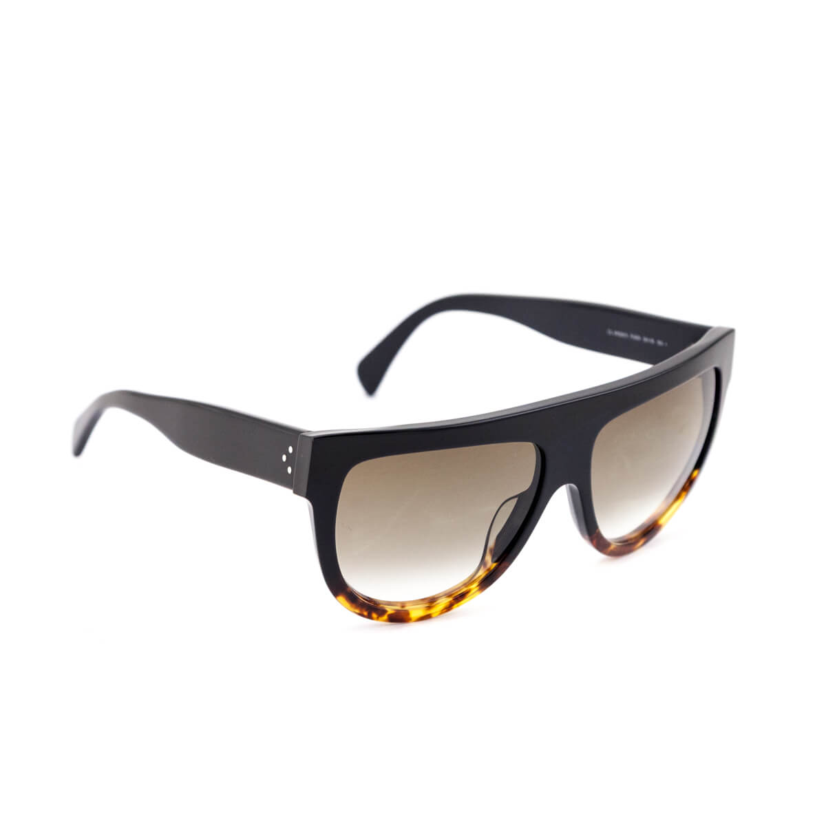 Celine Black Havane Flat Top Sunglasses - Love that Bag etc - Preowned Authentic Designer Handbags Preloved Fashions