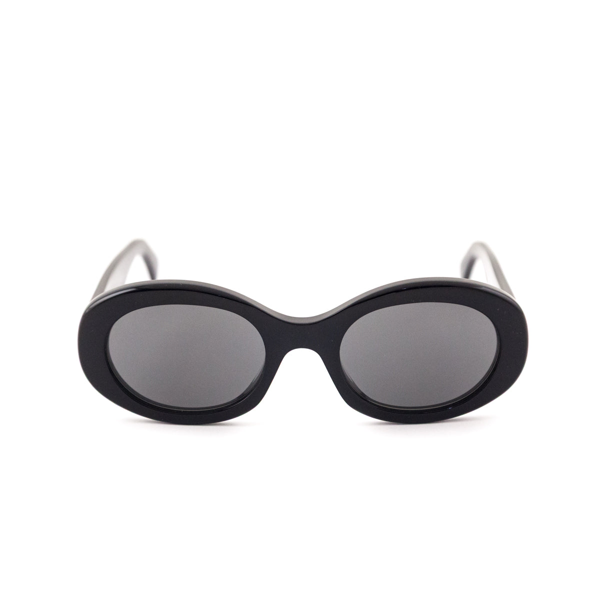 Celine Black Oval Triomphe Sunglasses - Love that Bag etc - Preowned Authentic Designer Handbags Preloved Fashions