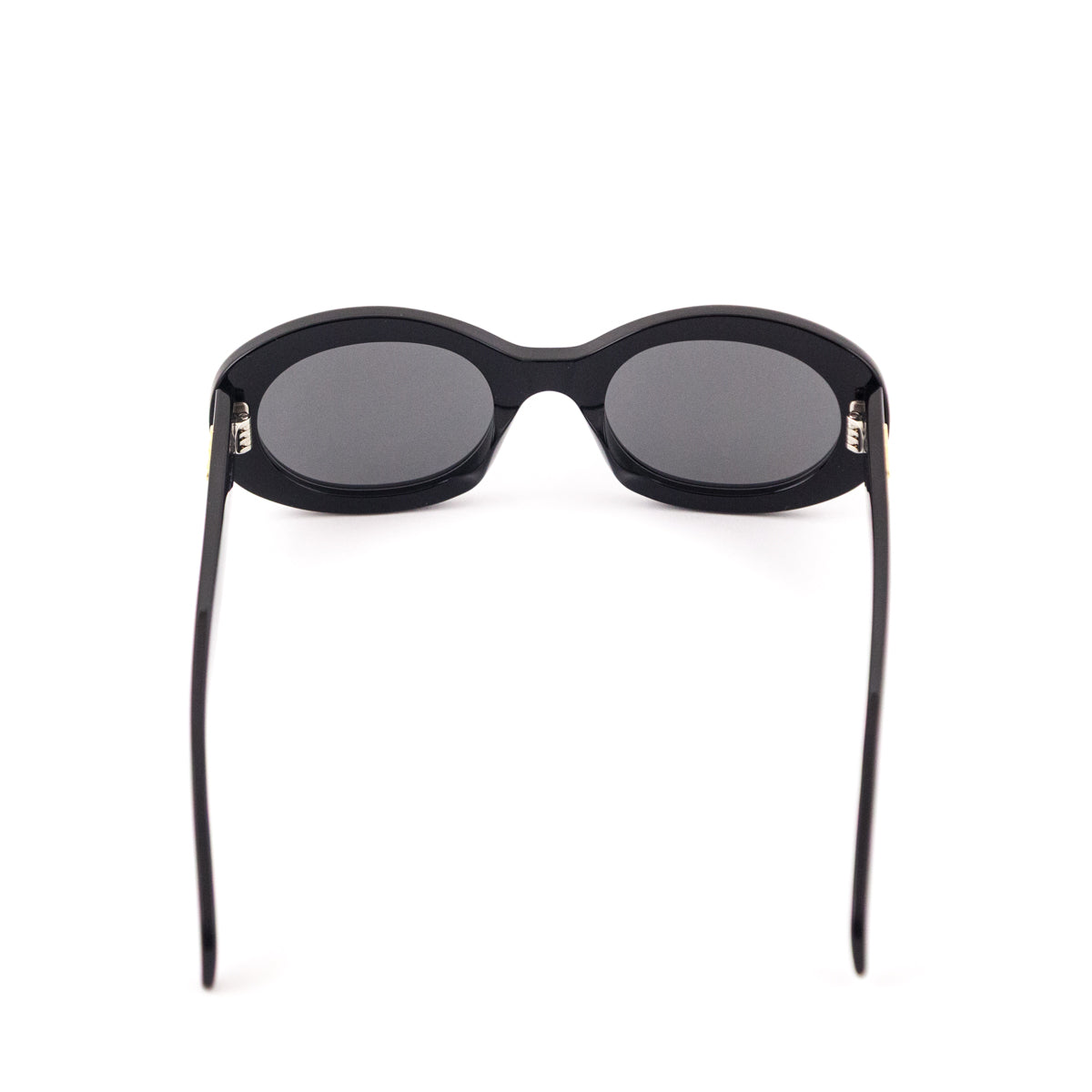 Celine Black Oval Triomphe Sunglasses - Love that Bag etc - Preowned Authentic Designer Handbags Preloved Fashions