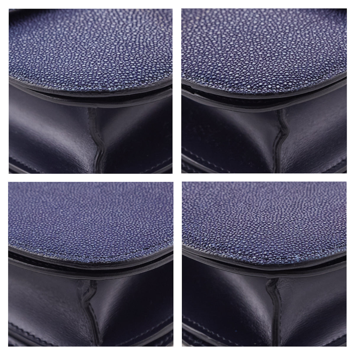 Celine Blue Stingray Medium Classic Box Flap Bag - Love that Bag etc - Preowned Authentic Designer Handbags Preloved Fashions