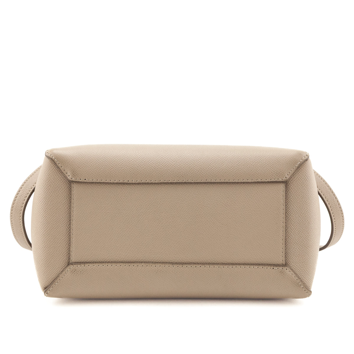 Celine Light Taupe Grained Calfskin Micro Belt Bag - Love that Bag etc - Preowned Authentic Designer Handbags Preloved Fashions