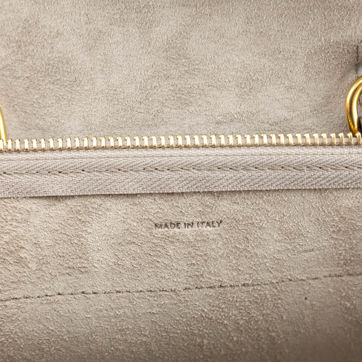 Celine Light Taupe Grained Calfskin Nano Belt Bag - Love that Bag etc - Preowned Authentic Designer Handbags Preloved Fashions