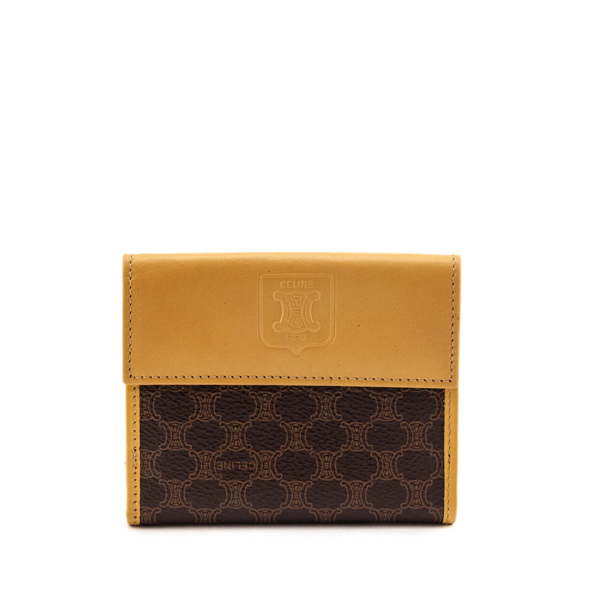 Celine Macadam Bi-Fold Compact Wallet - Love that Bag etc - Preowned Authentic Designer Handbags Preloved Fashions