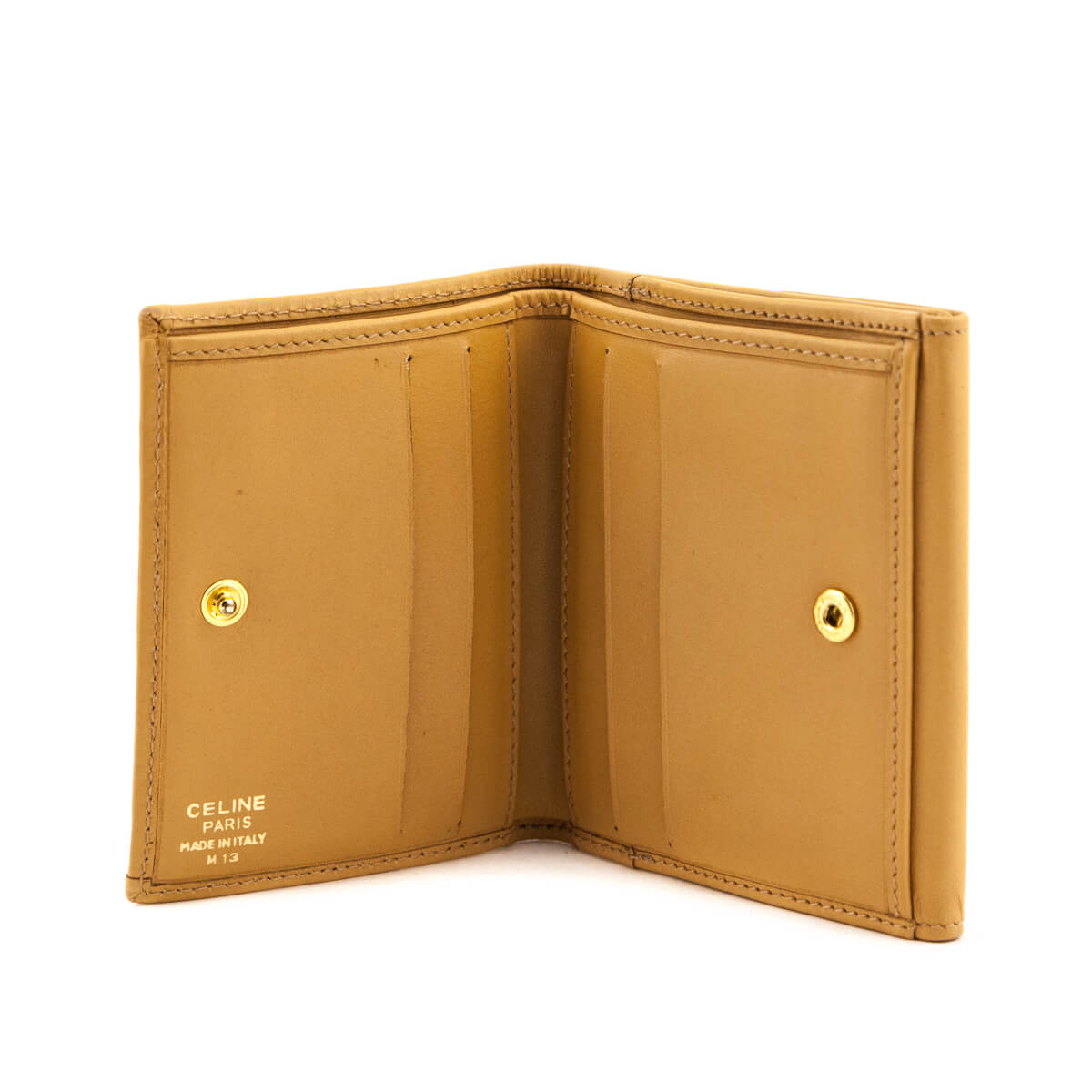 Celine Macadam Bi-Fold Compact Wallet - Love that Bag etc - Preowned Authentic Designer Handbags Preloved Fashions