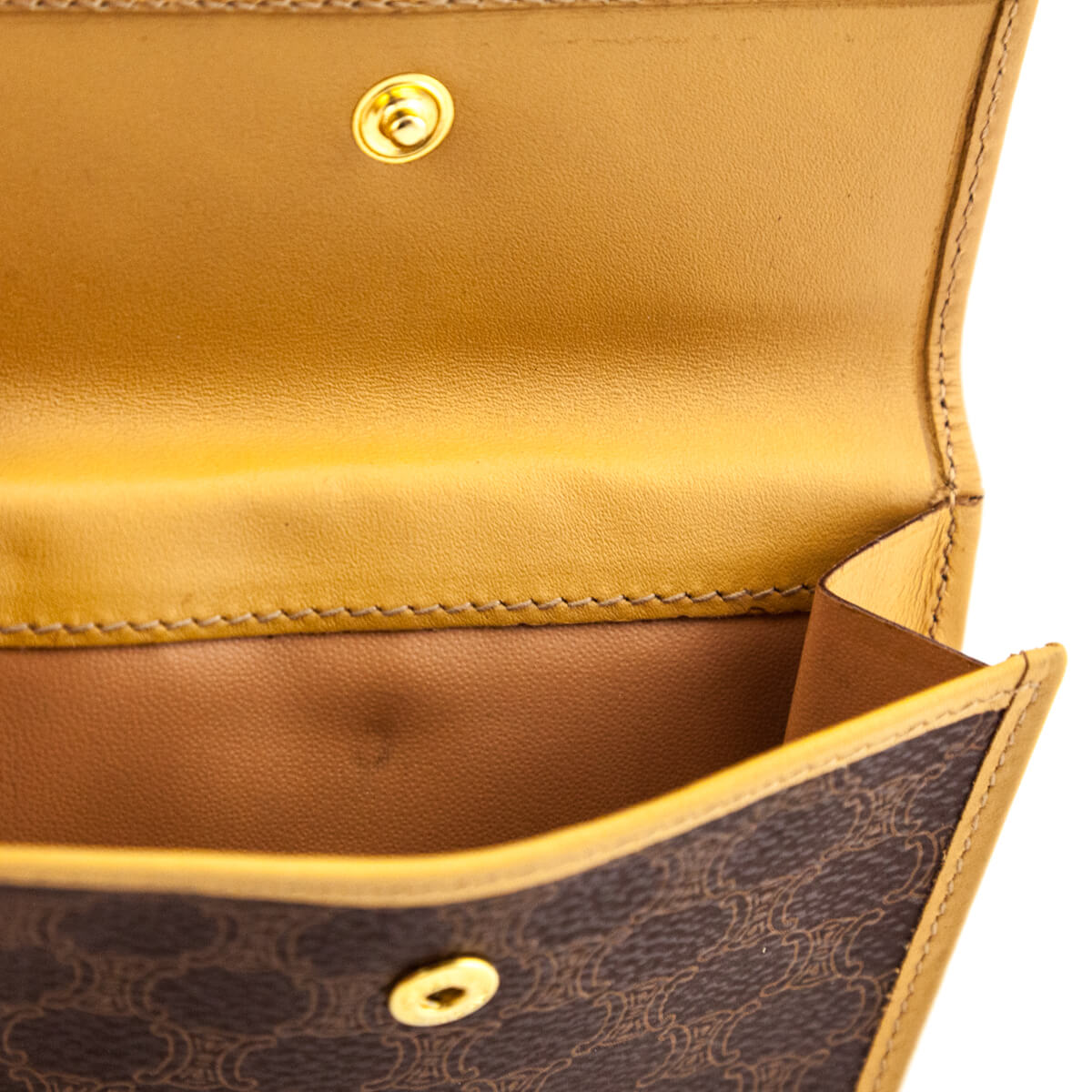 Celine Macadam Bi-Fold Compact Wallet - Love that Bag etc - Preowned Authentic Designer Handbags Preloved Fashions