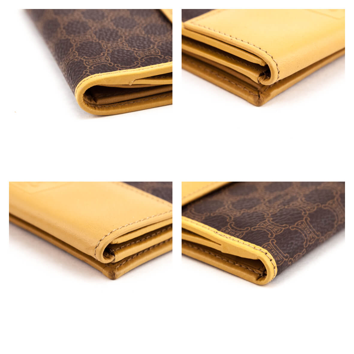 Celine Macadam Bi-Fold Compact Wallet - Love that Bag etc - Preowned Authentic Designer Handbags Preloved Fashions