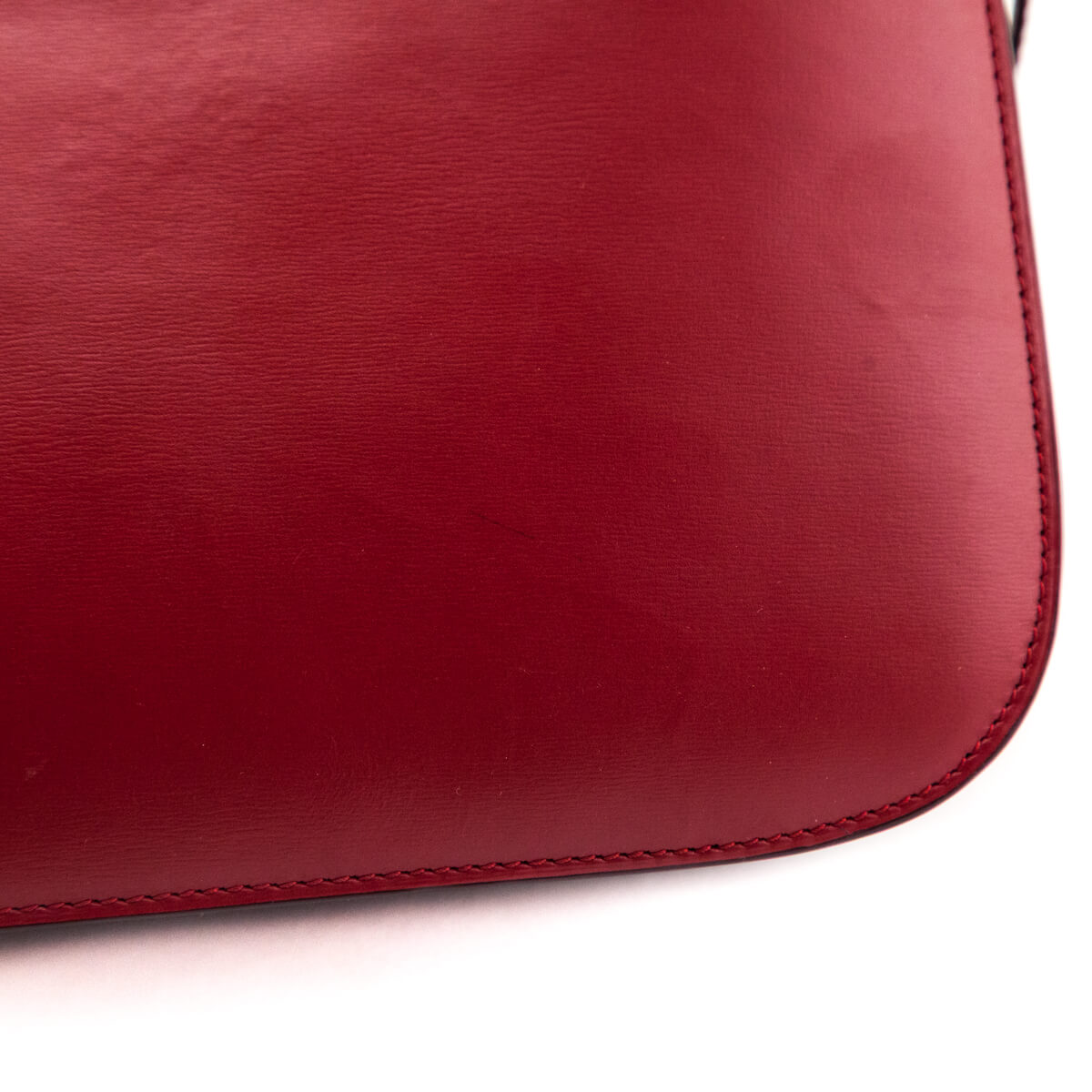 Celine Red Box Calfskin Medium Classic Box Flap Bag - Love that Bag etc - Preowned Authentic Designer Handbags Preloved Fashions