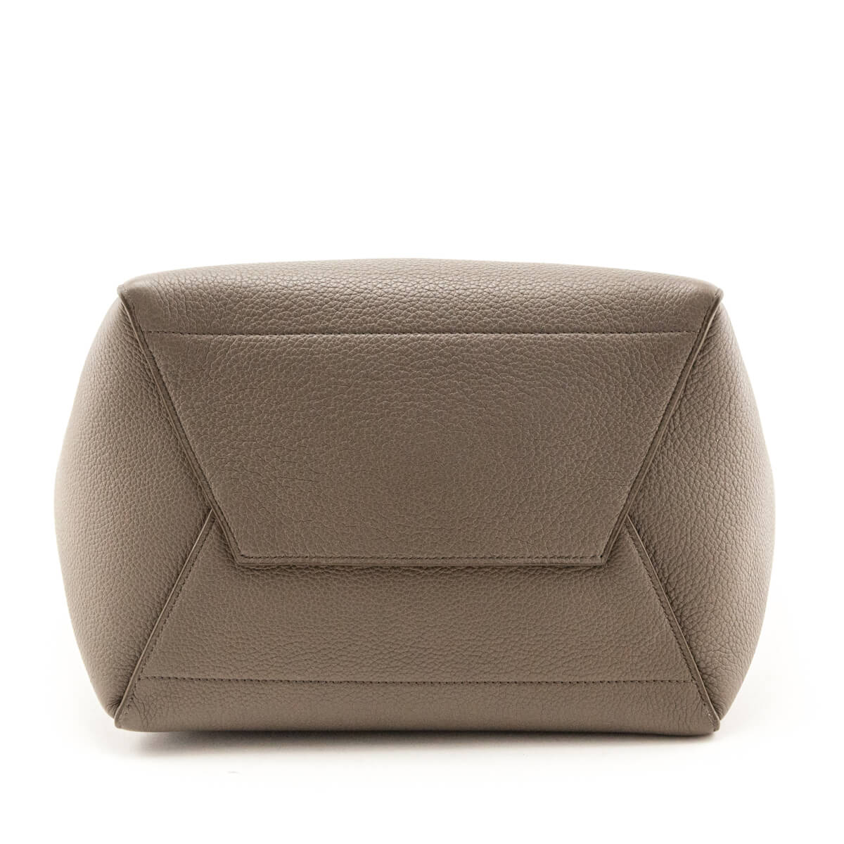 Celine Taupe Soft Grained Calfskin Sangle Bucket Bag - Love that Bag etc - Preowned Authentic Designer Handbags Preloved Fashions