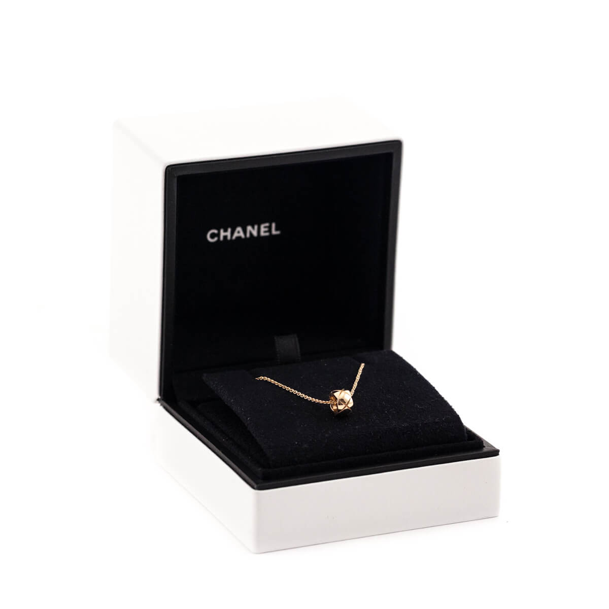 Chanel 18K Beige Gold Coco Crush Pendant Necklace - Love that Bag etc - Preowned Authentic Designer Handbags Preloved Fashions