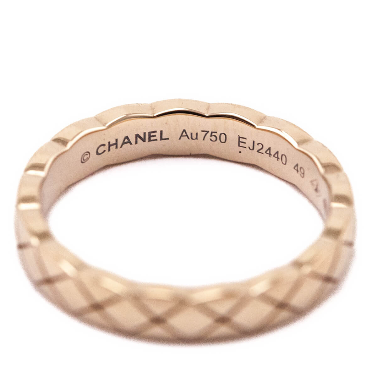Chanel 18K Beige Gold Mini Coco Crush Ring Size 4.5 - Love that Bag etc - Preowned Authentic Designer Handbags Preloved Fashions
